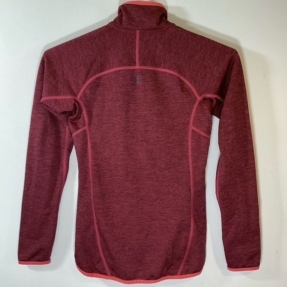 MEC Mission Possible Zip Top XS Red Orange Sport Pullover Running Hoodie - Picture 5 of 5